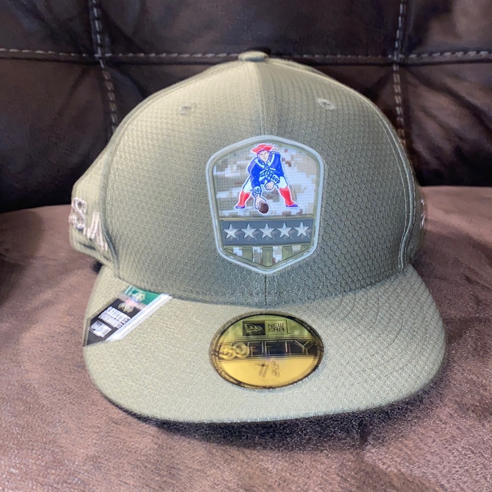 New Era salute New England Patriot hat